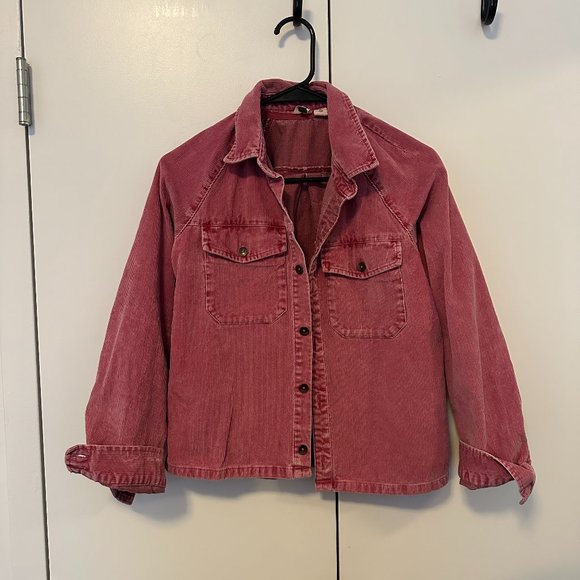 Pink Corduroy Jacket - Size Small - Picture 1 of 5